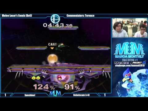 MMfe1 [LS] Sunshine! (Fox, Sheik) vs Rebelscum (Falcon) SSBM