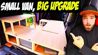 New Upgrades To My Tiny Campervan… This New Layout Is Insane!