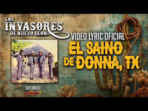 Los Invasores De Nuevo Leon - El Zaino De Donna Texas (Video Lyric Oficial) Letra / Karaoke