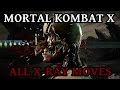 MORTAL KOMBAT X - All X-Ray Moves 