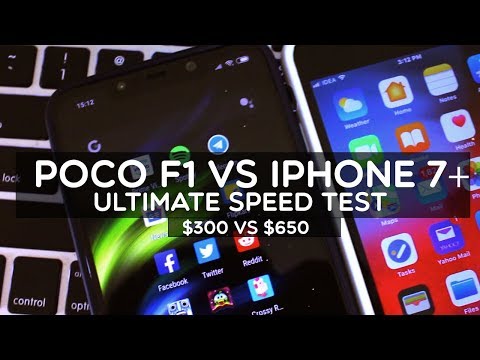 POCO F1 vs iPHONE 7 PLUS Ultimate SPEED TEST COMPARISON - Can It Beat iPhone ?