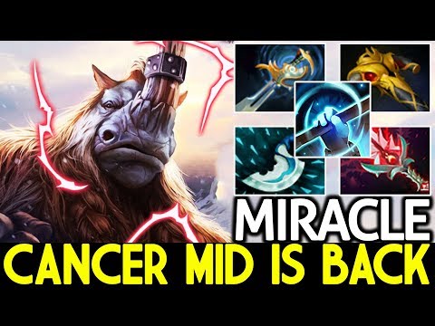 MIRACLE [Magnus] Cancer Mid is Back Insane Right Click Boss 7.24 Dota 2