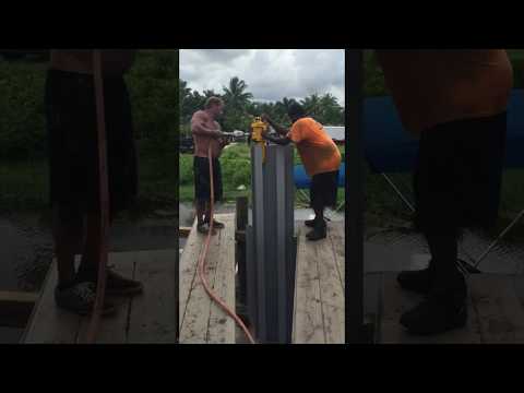 The Seawall Doctors Demonstrate How to Install Vinyl Seawall