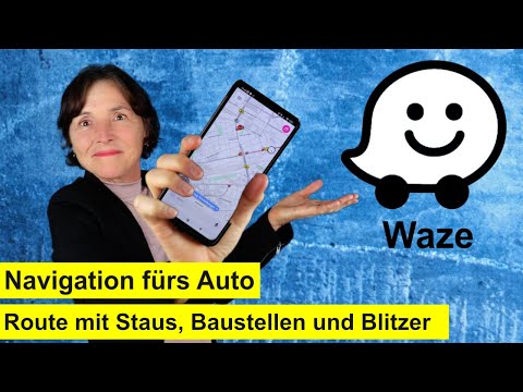 Waze: Ein Navigationssystem fürs Auto. Eine Alternative zur App Google Maps.