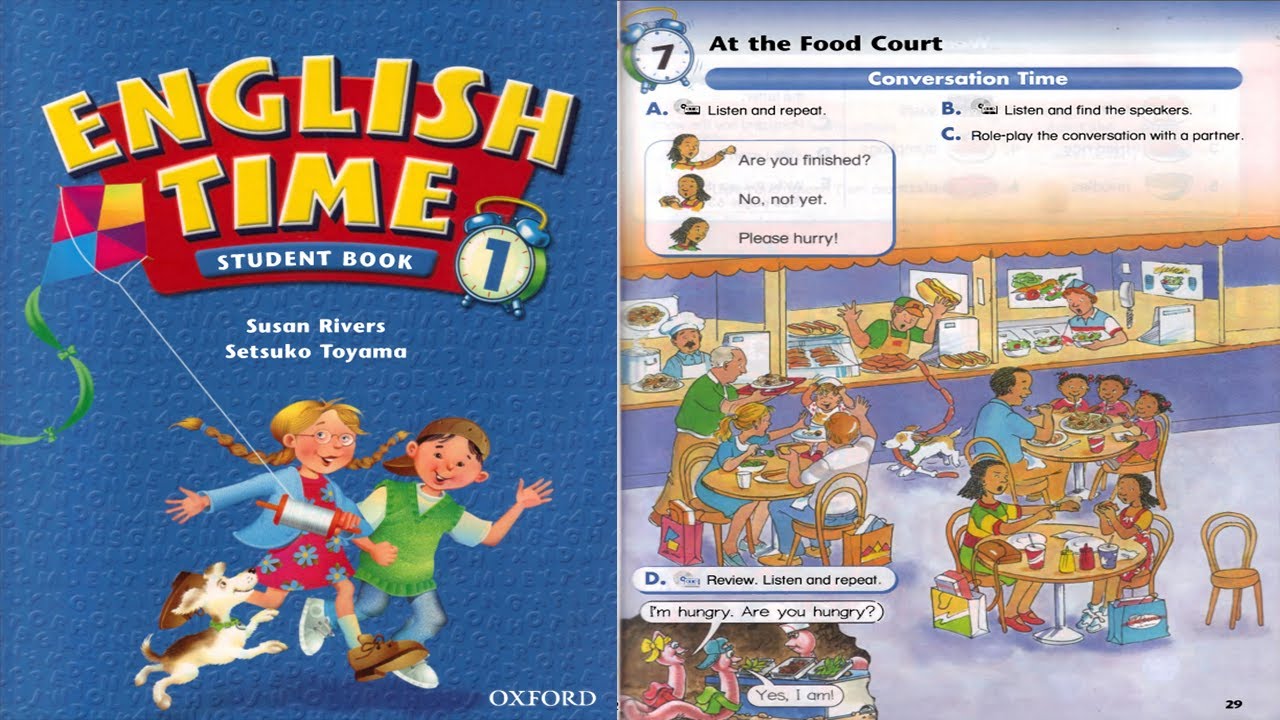 English Time 1: Full Unit 7 At the food Court |English  Conversation Time |word Time | phonics Time