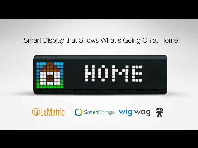 Video Teaser für See what happens and control your smart home with LaMetric
