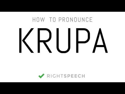 Krupa - How to pronounce Krupa - Indian Girl Name