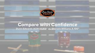 Compare with Confidence: Dunn-Edwards ACRI-HUES vs. Sherwin-Williams A-100