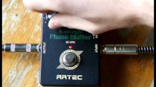 Video thumbnail for Artec Vintage Phase Shifter Effects Pedal ES-VPH by GetMusicalLtd