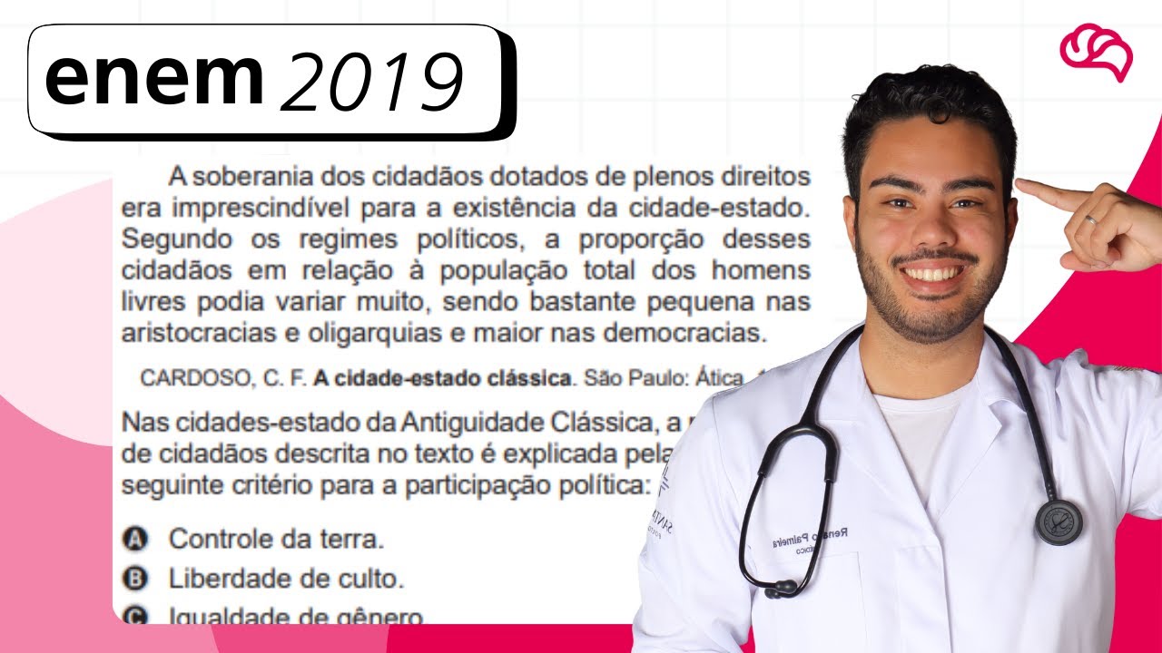 Resolução em Vídeo — Questão 79 ENEM 2019