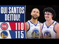 GUI SANTOS And CURRY Put On A SHOW And WARRIORS Beat The PISTONS HIGHLIGHTS