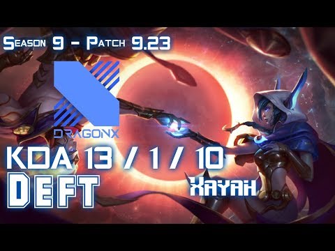 DRX Deft XAYAH vs MISS FORTUNE ADC - Patch 9.23 KR Ranked