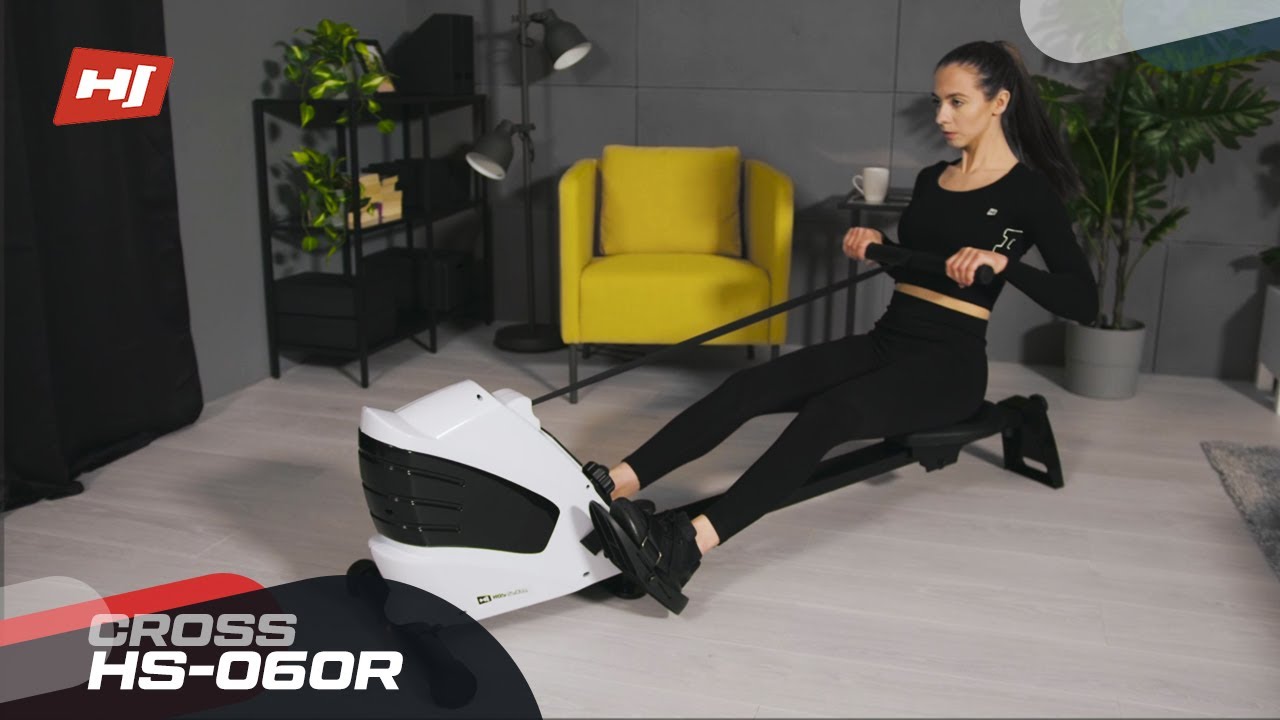 Гребной тренажер Hop-Sport HS-060R Cross красный