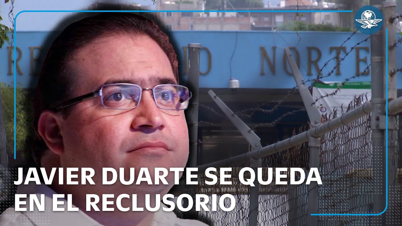 avier Duarte se queda en prisión y con las ganas de salir, la justicia le dice ¡NO!