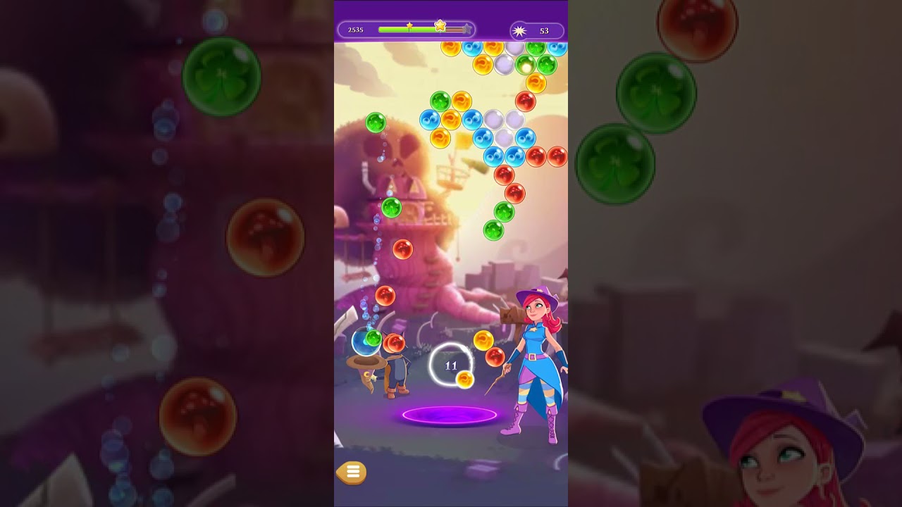 Bubble Witch Saga 3 walkthrough level 13 all levels complete android iOS - ...