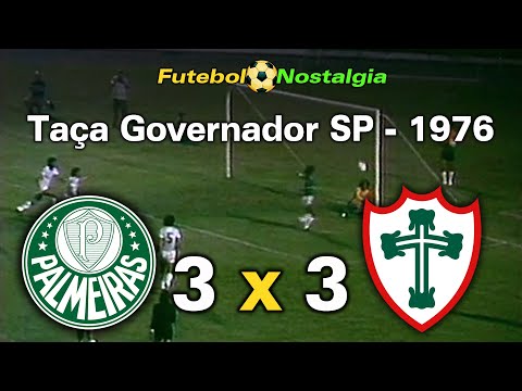 Palmeiras 3 x 3 Portuguesa - 24-01-1976 (São Paulo State Governor's Cup)
