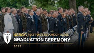 U.S. Army War College Distance Education class of 2022 graduation highlights