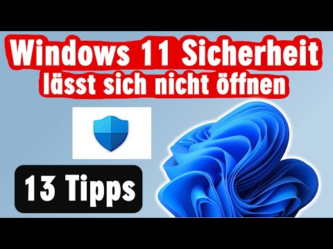 Windows 11 Sicherheit öffnet nicht - App Reset - Einstellen - Defender Reparieren