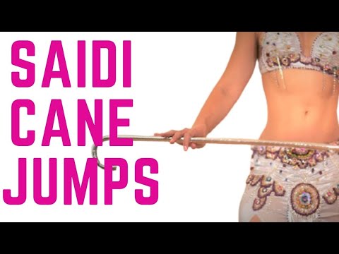 How to do SAIDI CANE JUMPS - Belly Dance for Beginners Step by Step