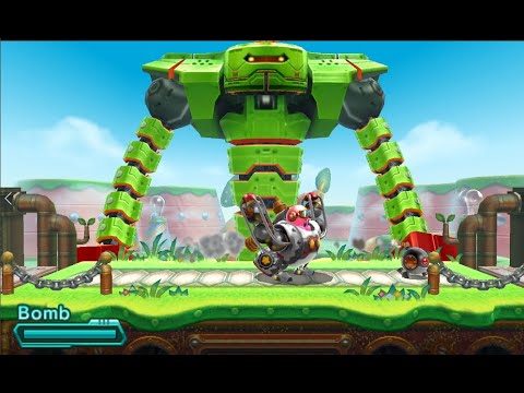 Kirby: Planet Robobot 100% Walkthrough part 2: Gigavolt