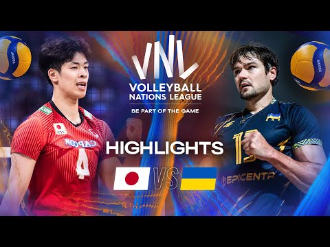 Japan 🇯🇵 vs. Ukraine 🇺🇦 - Highlights | Week 2 | Men's VNL 2025