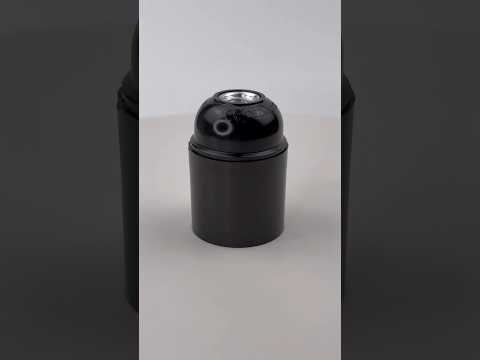 Карболітовий патрон Е27 чорний Premium