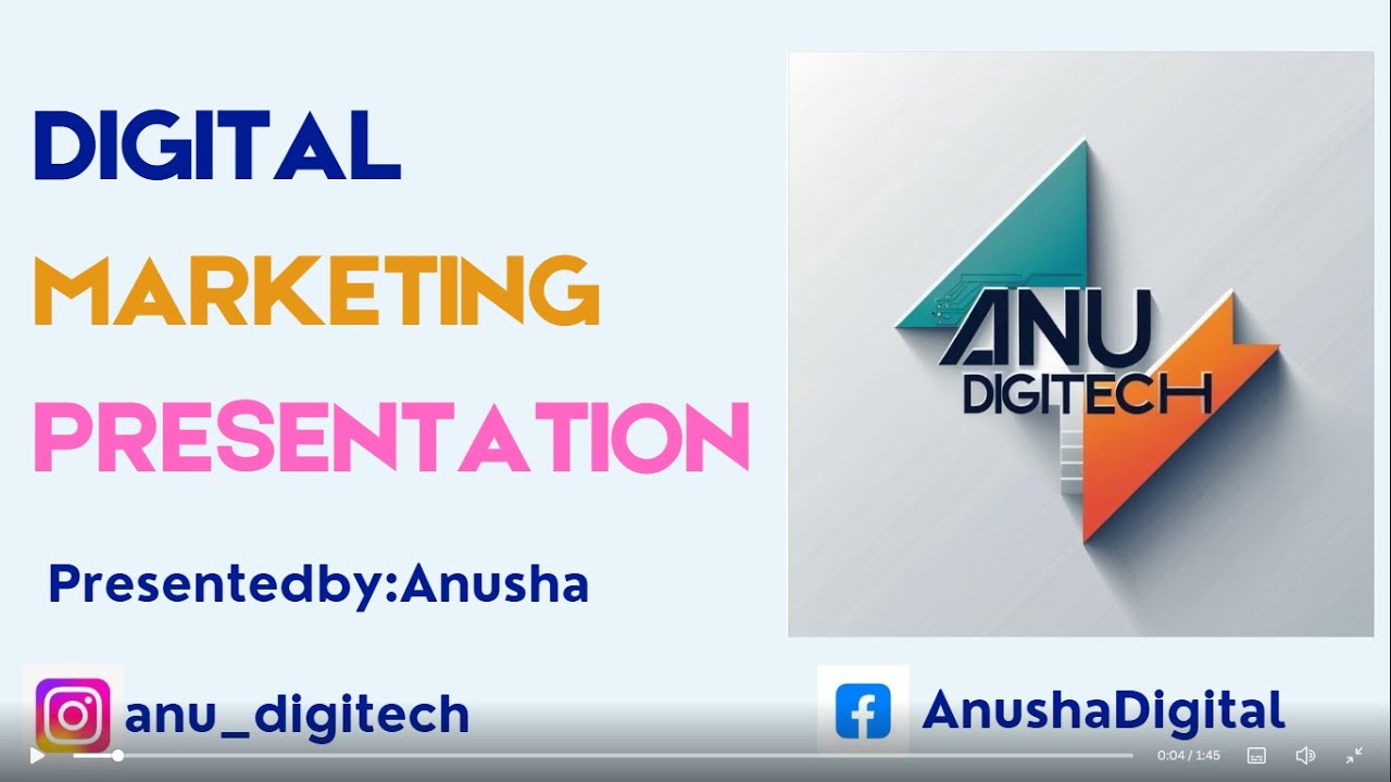DIGITAL  MARKETING  Introduction in PPT FORMAT