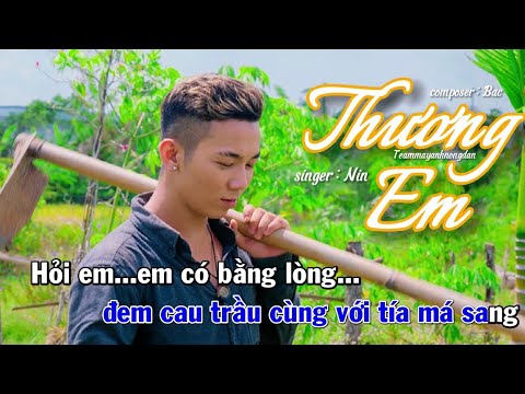 Karaoke | Thương Em - Nin