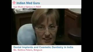 Ms. Bettina Peters, Belgium patient video testimonial India