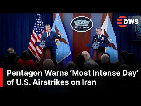 FULL BRIEFING: Pete Hegseth, Gen. Caine Warn Iran, Vow FULL Destruction in Fiery Presser | AC1G