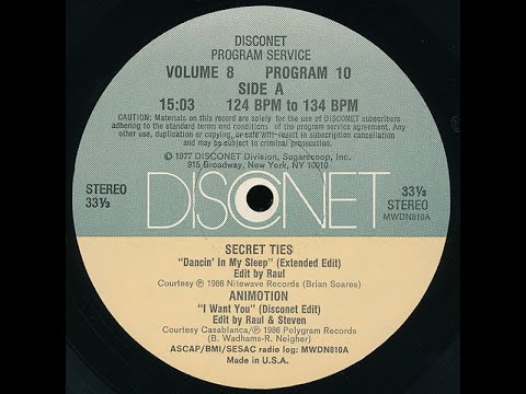 Dancing In My Sleep (Disconet) - Secret Ties