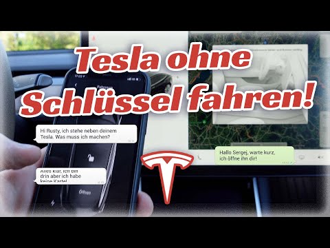 Tesla fahren ohne Schlüssel und App? | Der Start Button! ☢️