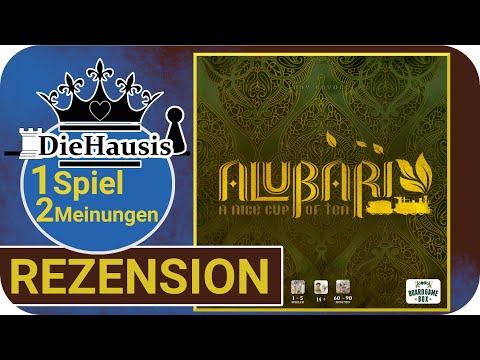 Alubari Brettspiel Rezension (Boardgamebox) (deutsch) [Review, Test + Spielregeln]