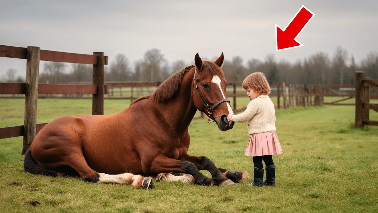 Caballo paralizado iba a ser sacrificado, hasta que una niña de 6 años descubrió algo increíble.