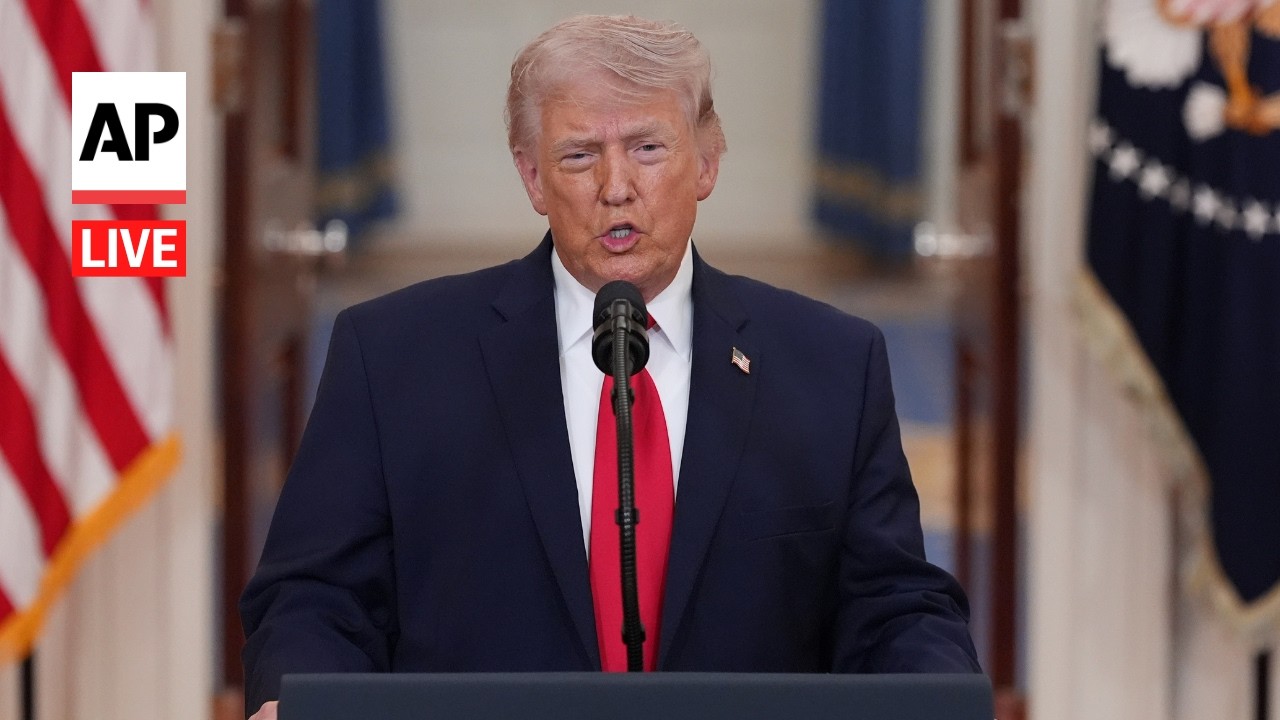 LIVE: Trump addresses the nation on the Iran war