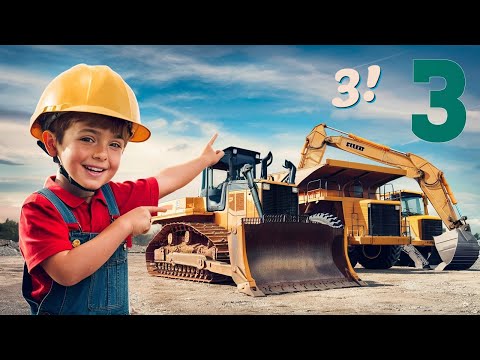 Learn Counting with Construction Vehicles!
