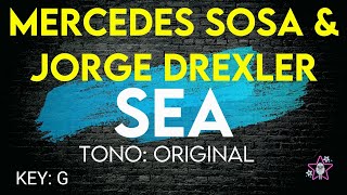Mercedes Sosa Jorge Drexler - Sea - Karaoke Instrumental