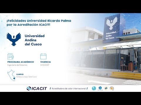 Acreditación ICACIT 2025 - Universidad Andina del Cusco (UAC)