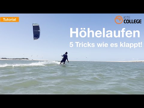 Kitecollege I Höhelaufen Tutorial I Fünf Tips zum Upwind Kiten I Kitesurfen lernen I VDWS Level 5