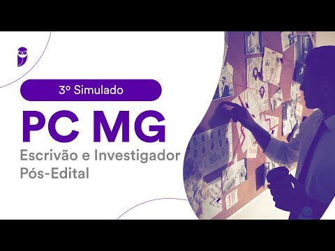 3º Simulado PC MG Pós-Edital - Escrivão e Investigador