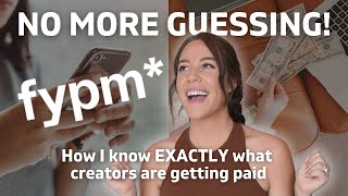 This is EXACTLY how much creators get paid for content | Review of FYPM & is it worth it?