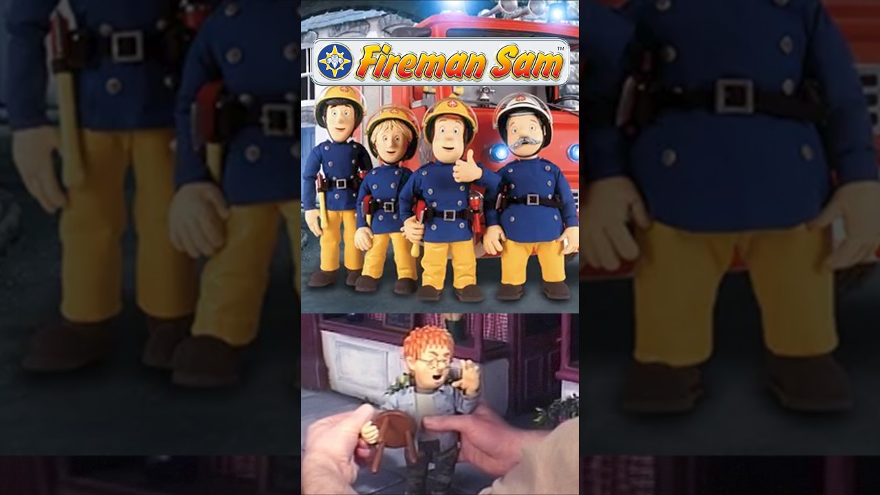 @FiremanSam to the rescue! Classic stop motion on set with animator @TimAllenAnimation