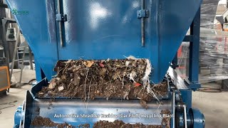 Recycling of Automotive Shredder Residue (Car Fluff) with 3-stage Screening