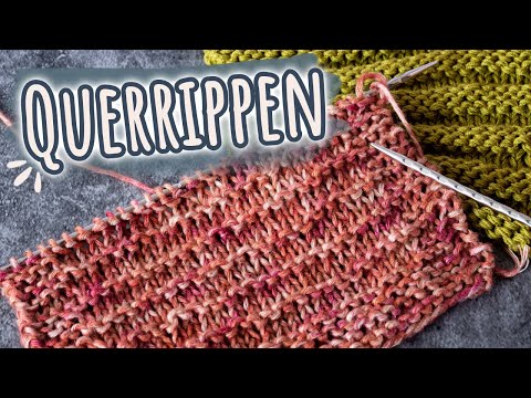 Creative pattern for beginners: Knitting and understanding horizontal ribs