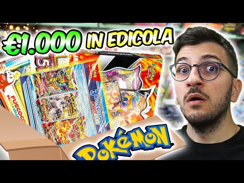 COMPRO €1.000 di CARTE POKEMON girando TUTTE le EDICOLE che TROVO!