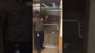 Open exterior elevator door part 2