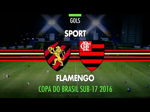 Gols - Sport 1 x 1 Flamengo - Copa do Brasil Sub-17 - 03/05/2016