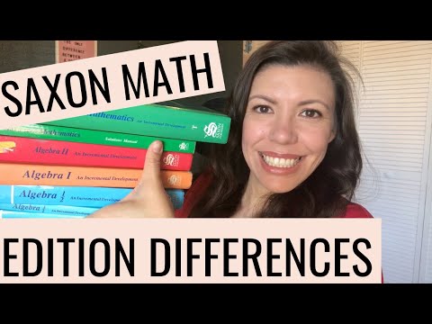 Saxon Math Edition Differences (Algebra 1/2. Algebra 1, Algebra 2, Advanced Math, Calculus) PT 2