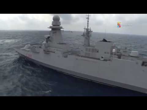 Bandiera di Combattimento alla fregata Luigi Rizzo - La Cerimonia