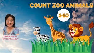 Learn to Count 1-10 With Zoo Animals - Kids Song & Numbers - Learn Numbers With Animals